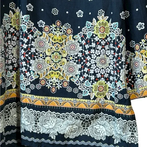 Robert Graham Carlisle Cotton Tunic Top Size Large - Picture 5 of 7